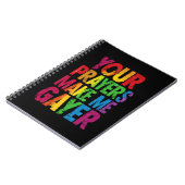 Carnet Vos prières me rendent plus gai Drapeau de la fier (Côté gauche)