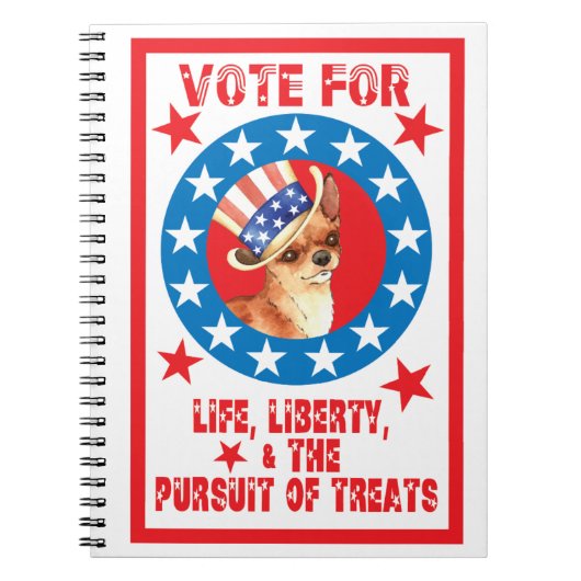 Carnet Vote pour Chihuahua (Devant)