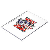 Carnet Vote pour Trump 2024 (Côté gauche)