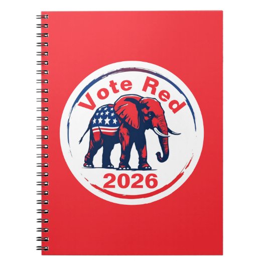 Carnet Vote Red 2026 (Devant)