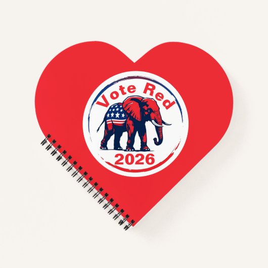 Carnet Vote Red 2026 (Devant)