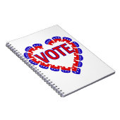 Carnet voter l'éléphant républicain (Côté Droit)