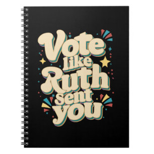 Carnet Votez comme si Ruth vous avait envoyé l'utérus fém
