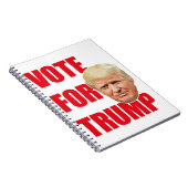 Carnet Votez pour Trump (Côté Droit)