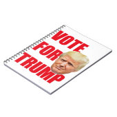 Carnet Votez pour Trump (Côté gauche)