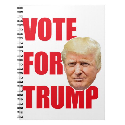 Carnet Votez pour Trump (Devant)
