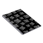 Carnet Votre conception ou logo d'entreprise | Placement (Côté Droit)