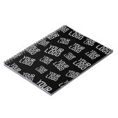 Carnet Votre conception ou logo d'entreprise | Placement  (Côté gauche)