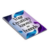 Carnet Votre créativité connaît pas de limites option 3 (Côté Droit)