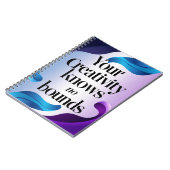 Carnet Votre créativité connaît pas de limites option 3 (Côté gauche)