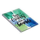 Carnet Votre Créativité Ne Connaît Aucune Frontière (Côté Droit)