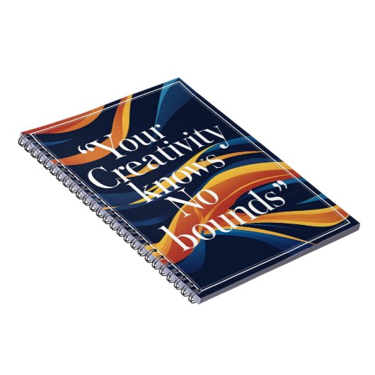 Carnet Votre Créativité Ne Connaît Aucune Frontière (Côté Droit)