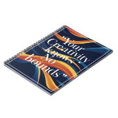 Carnet Votre Créativité Ne Connaît Aucune Frontière (Côté gauche)