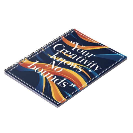 Carnet Votre Créativité Ne Connaît Aucune Frontière (Côté gauche)