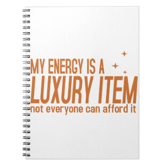 Carnet Votre Énergie est un Produit de Luxe