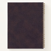 Carnet Votre entreprise Logo & Texte Entreprise Marqué Cu (Dos)