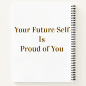 Carnet Votre futur vous est fier de vous (Dos)