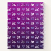 Carnet Votre logo | 2 Images téléchargées ou logos profes (Dos)