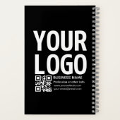Carnet Votre logo avec code QR et texte modifiables (Verso)