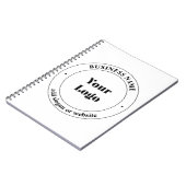 Carnet Votre logo d'entreprise & texte promotionnel | Bla (Côté gauche)