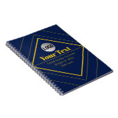 Carnet Votre logo et modèle de conception personnalisable (Côté Droit)