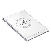 Carnet Votre Logo Ici Entreprise Monogramme Initiales Bla (Côté Droit)