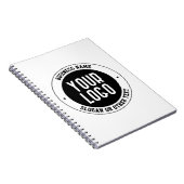 Carnet Votre logo ou design d'entreprise | Texte éditable (Côté Droit)