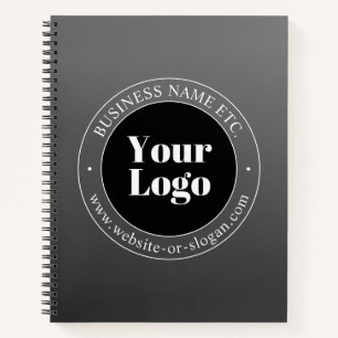 Carnet Votre logo ou design d'entreprise & texte modifiab