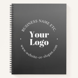 Carnet Votre logo ou design d'entreprise & texte modifiab