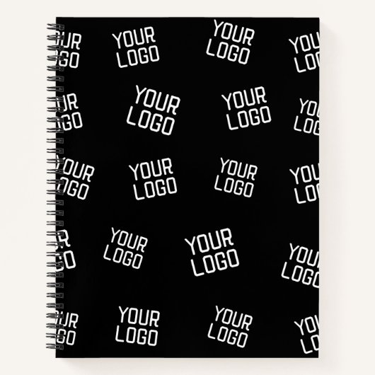 Carnet Votre logo ou image | Modèle à l'aspect aléatoire (Devant)