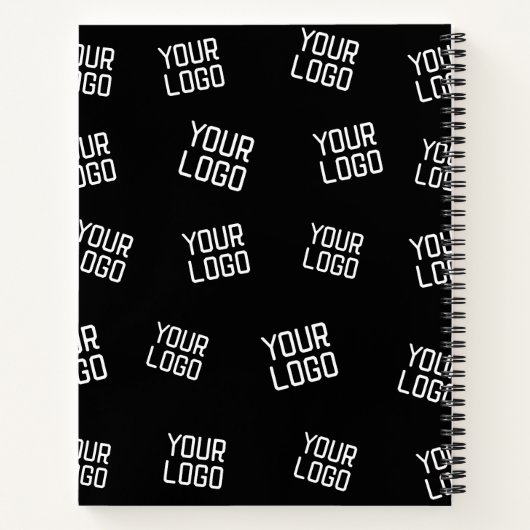 Carnet Votre logo ou image | Modèle à l'aspect aléatoire (Dos)