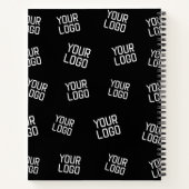 Carnet Votre logo ou image | Modèle aléatoire (Dos)