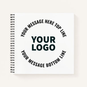 Carnet Votre logo ou image   Texte gras modifiable