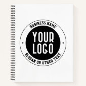Carnet Votre logo ou votre conception d'entreprise | Text (Devant)