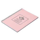 Carnet Votre logo sur fond de n'importe quelle couleur (Côté gauche)