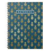 Carnet Votre nom | Ananas (Devant)