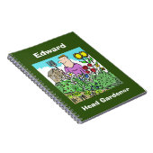 Carnet Votre Nom Choix. Chef Gardener (Côté Droit)