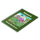 Carnet Votre Nom Choix. Chef Gardener (Côté gauche)