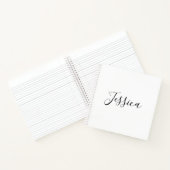 Carnet Votre nom | Script élégant (Intérieur)