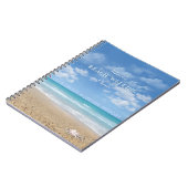 Carnet Votre planificateur de mariage personnel de plage  (Côté gauche)