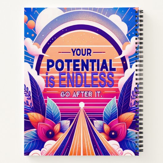 Carnet Votre potentiel est illimité (Dos)