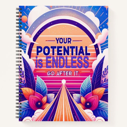 Carnet Votre potentiel est illimité (Devant)