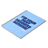 Carnet Votre prochain auteur préféré (Côté gauche)