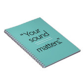 Carnet Votre Sound Matters, option 2 (Côté Droit)