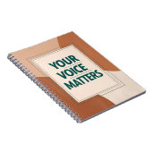 Carnet Votre voix compte, option 3 (Côté Droit)