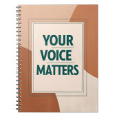 Carnet Votre voix compte, option 3 (Devant)