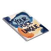 Carnet Votre voix est unique (Côté Droit)