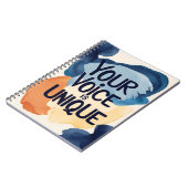 Carnet Votre voix est unique (Côté gauche)