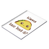 Carnet Voulez accès à taco le 'il ? (Côté gauche)