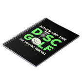Carnet Vous aimez le golf sur disque (Côté gauche)